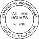 California Certified Hyrogeologist